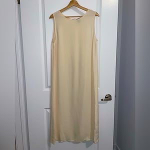 Silk Sleeveless Eileen Fisher Dress (Size M)